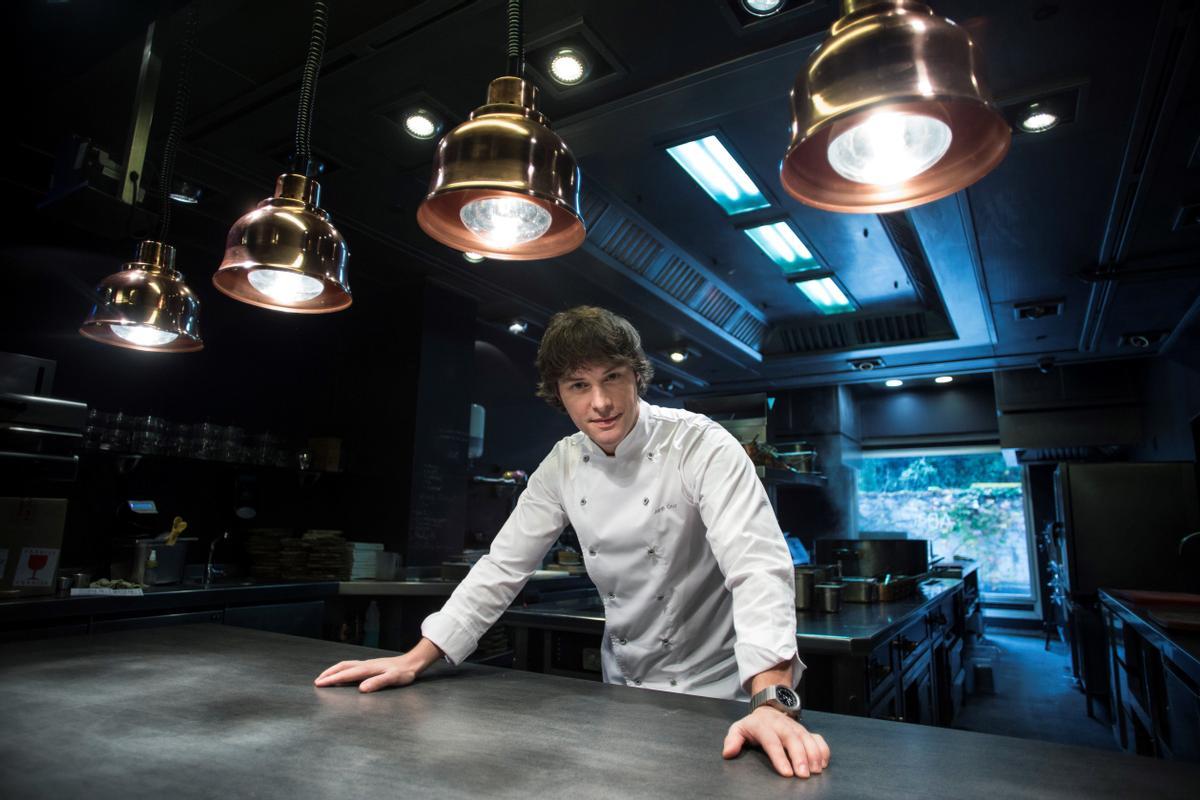 El cocinero Jordi Cruz en su restaurante barcelonés Abac.