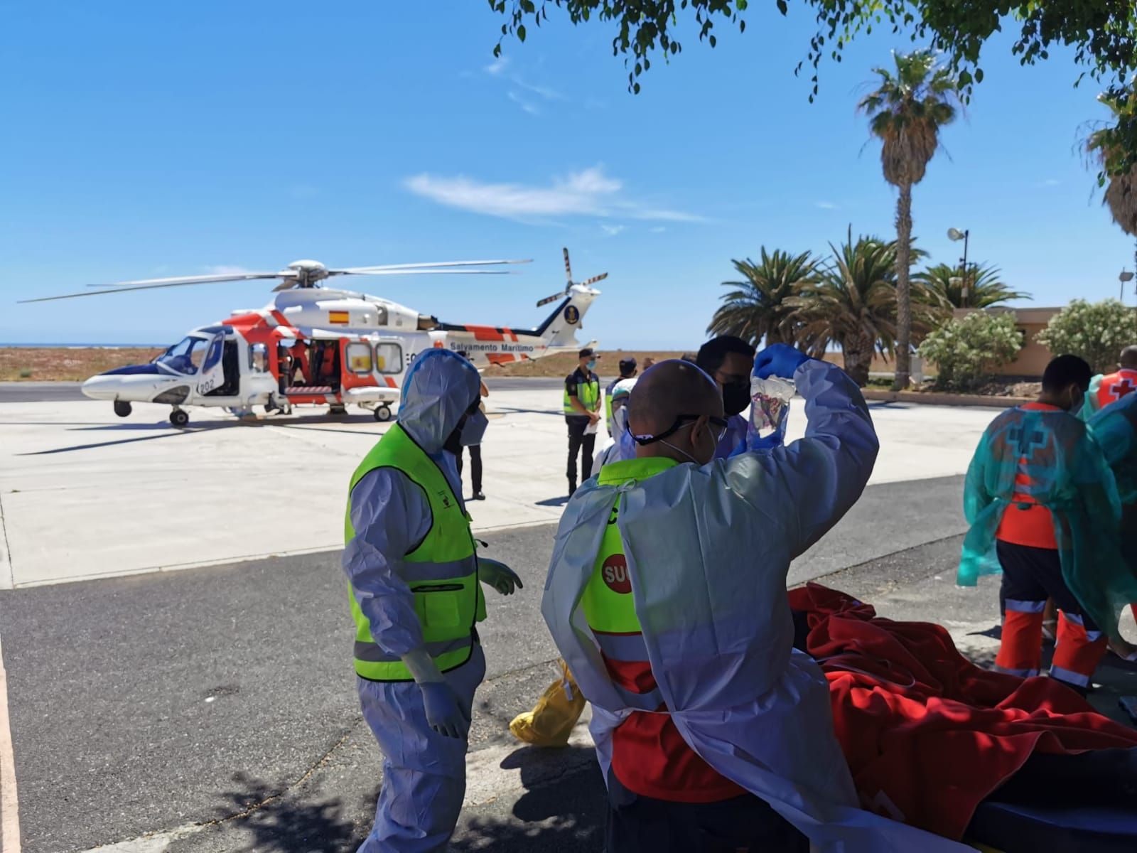 Rescate de inmigrantes a la deriva al sur de El Hierro