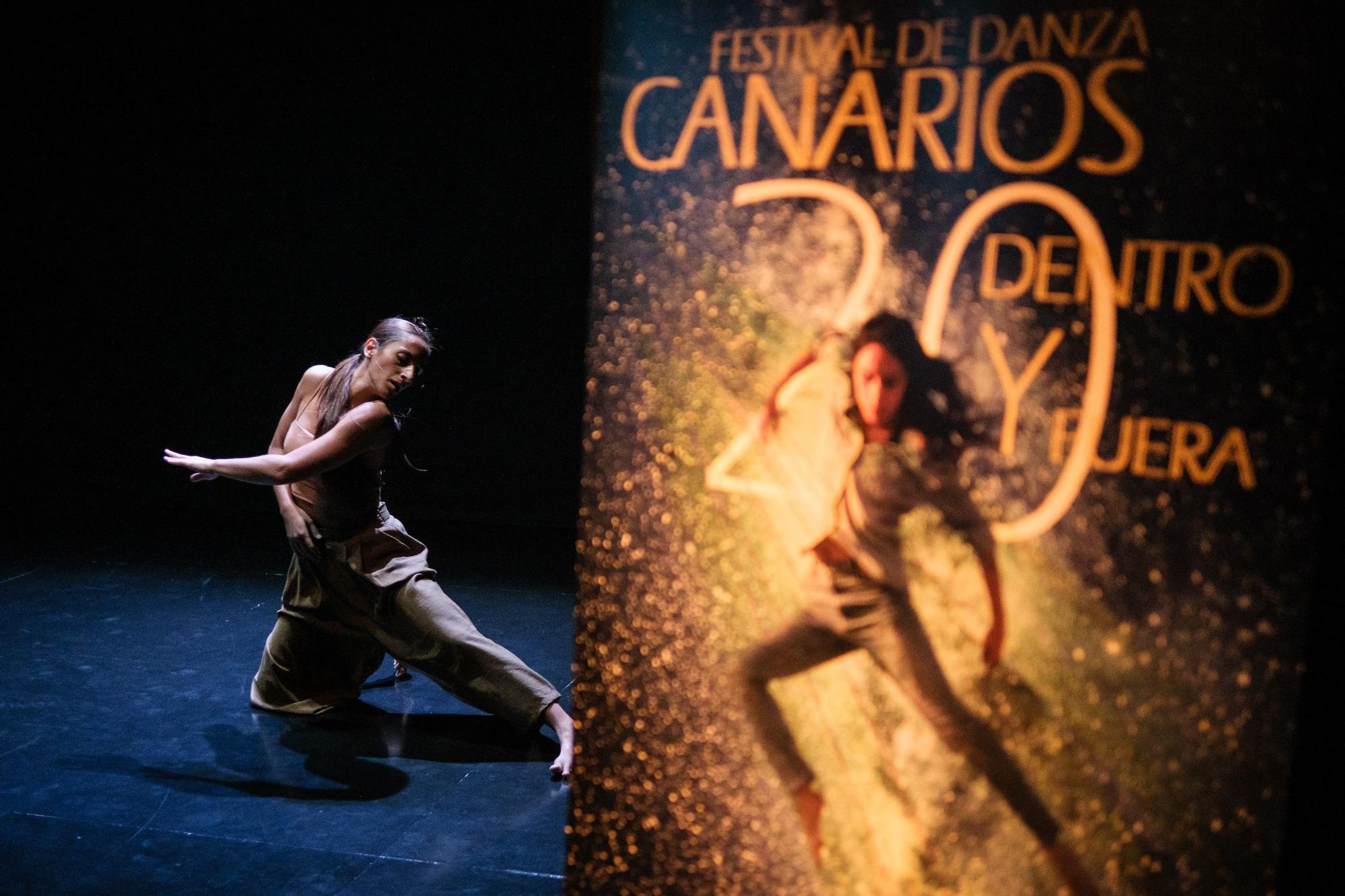 Representación de Emiliana Battitsta para presentar el Festival de Danza Canarios