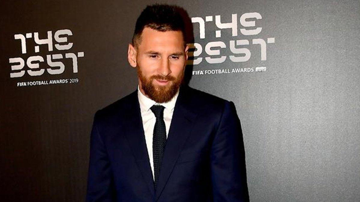 Messi estuvo rodeado de su familia en la gala The Best