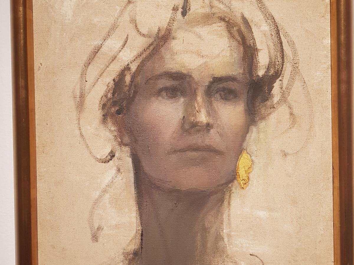 Dolores Sampol in einem Selbstporträt.