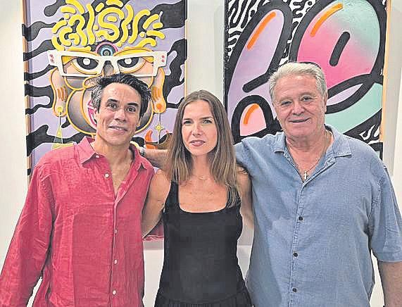 Javi Luque, Marta Infante y Eugenio Luque.
