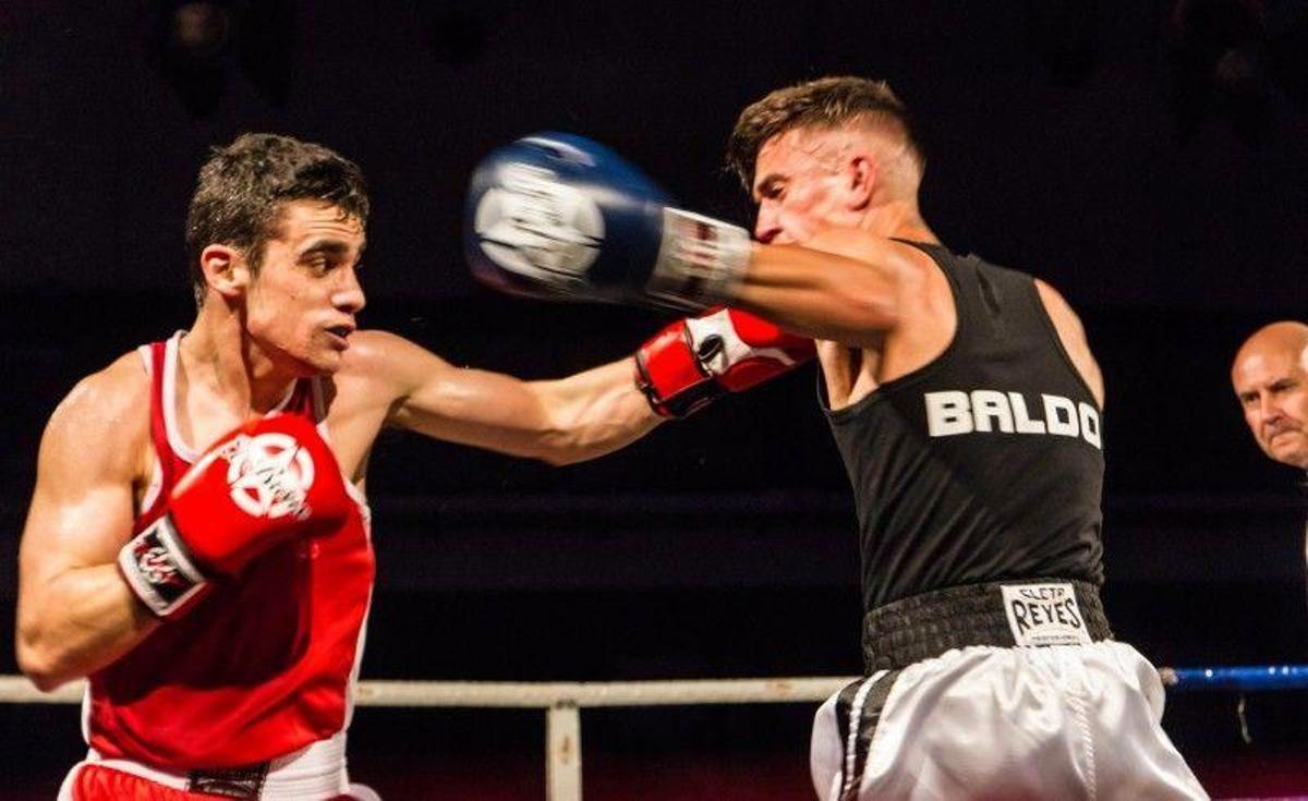 José Quiles en una de sus peleas.