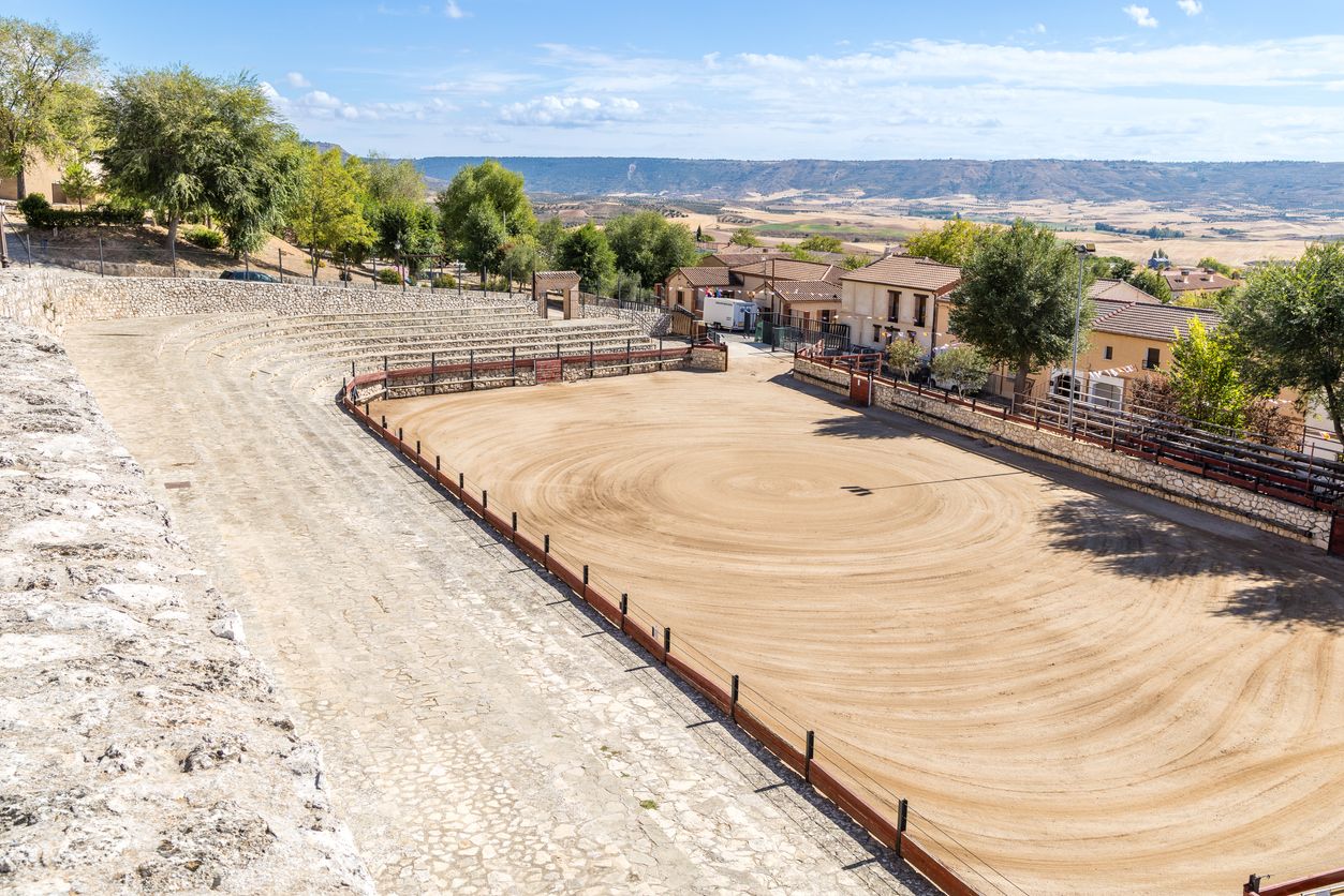 Durante el Festival Medieval, el Palenque sirve como escenario para las justas caballerescas