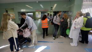Confinamiento en el interior del CAP del Morell (Tarragonès), durante el simulacro de alerta química, en diciembre de 2024.