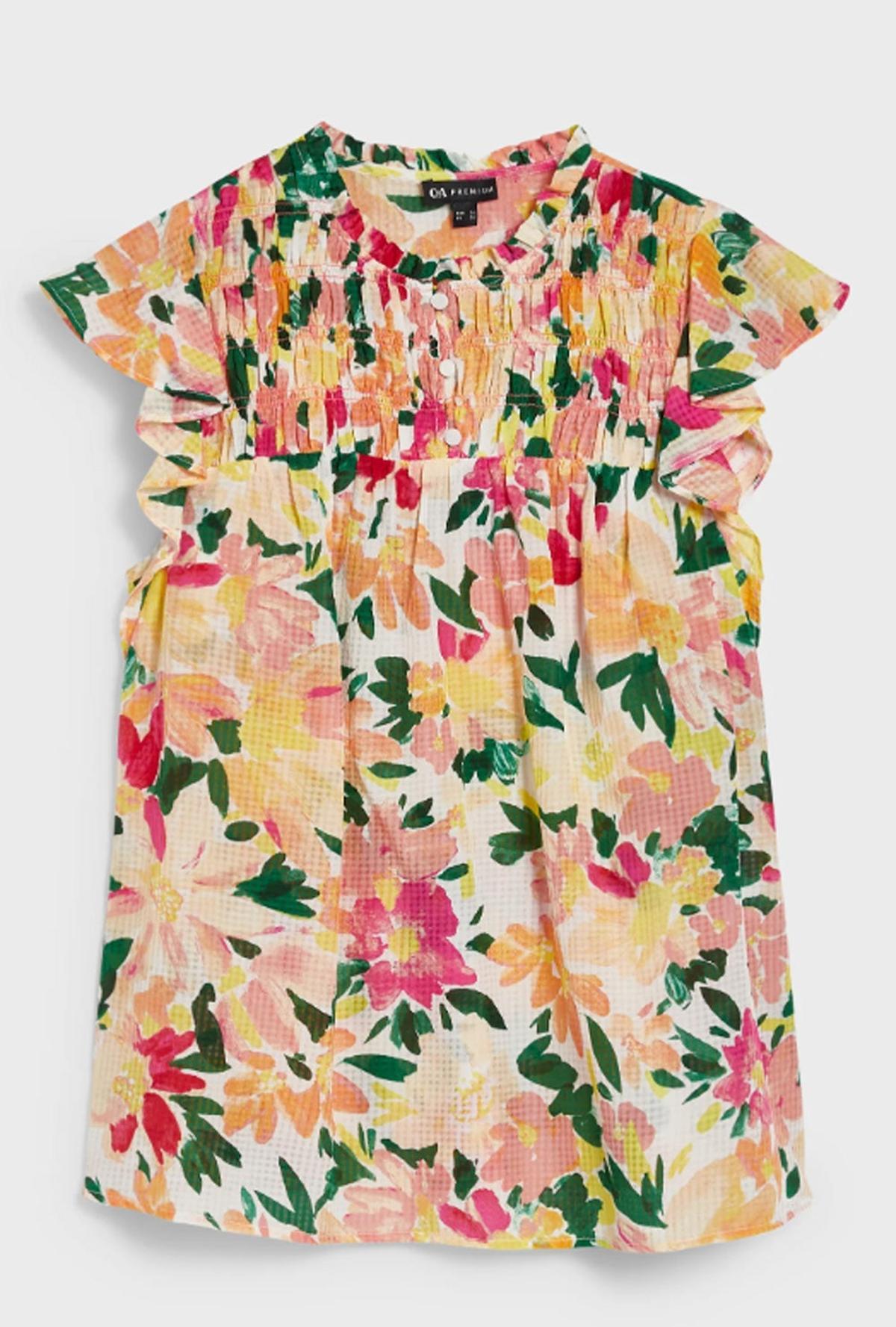 Blusa con estampado de flores de C&amp;A (Precio: 24,99 euros)