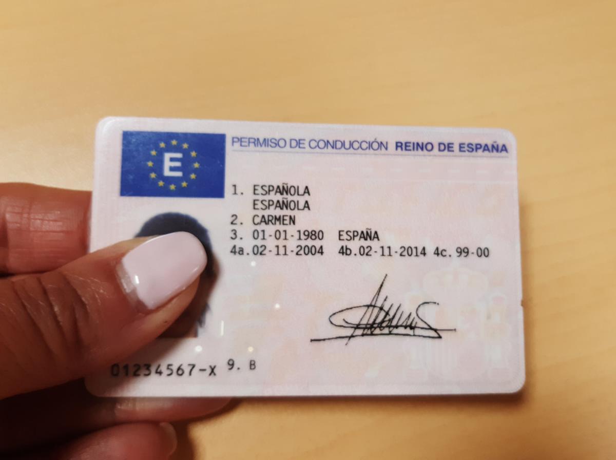 El carnet de conducir