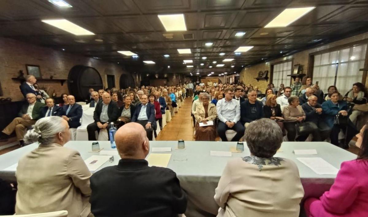 o, vista del público.