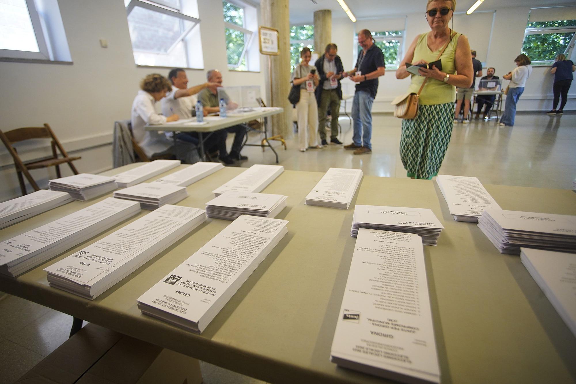 Jornada d'eleccions municipals a Girona