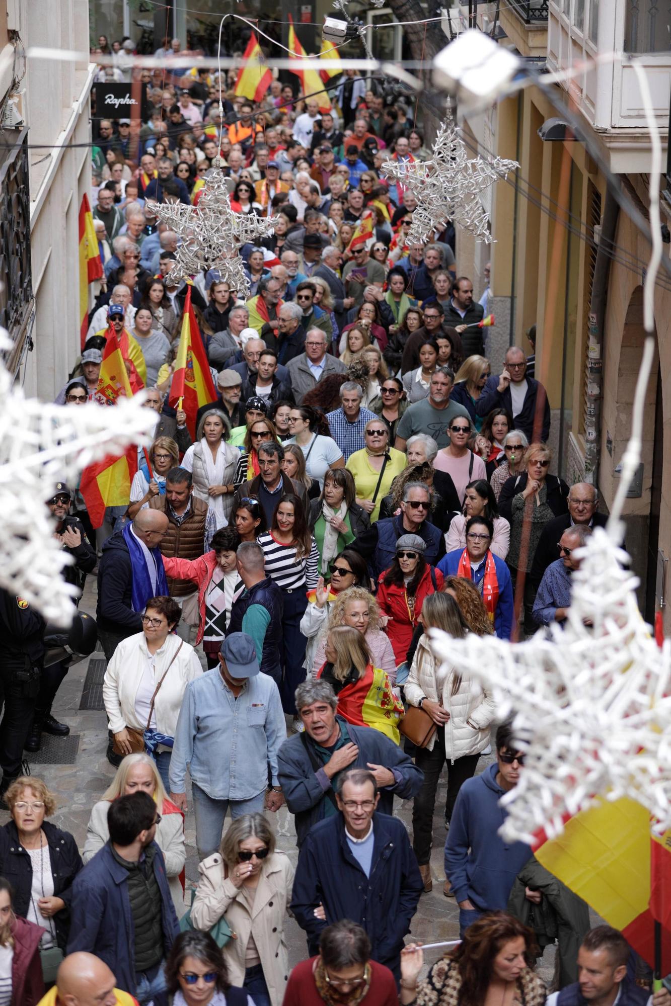 Erneuter Protest auf Mallorca gegen die Amnestie für Separatisten