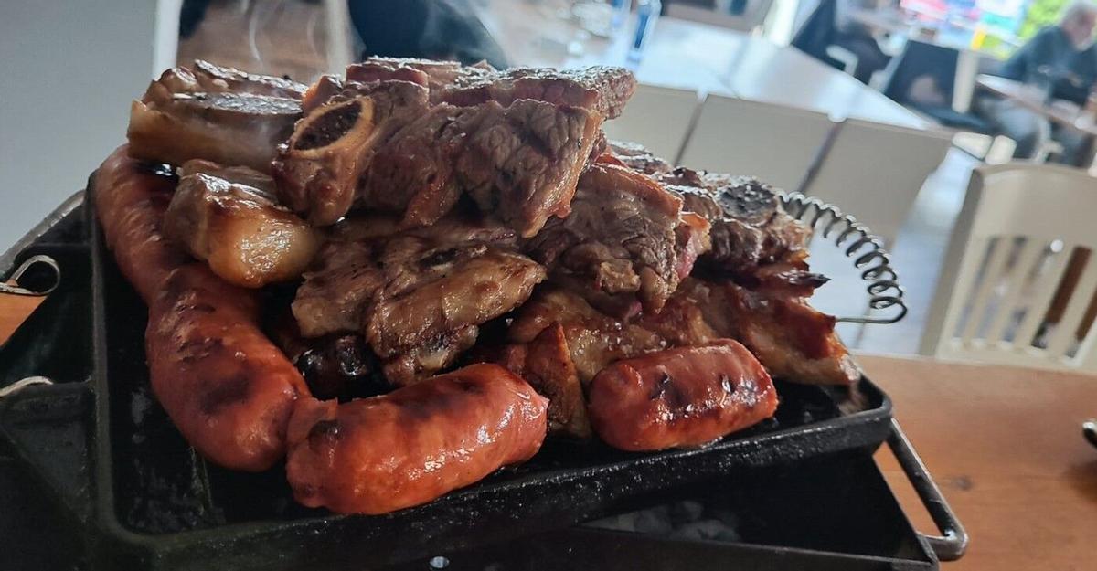 El churrasco ilimitado de La Pérgola de Oído Cocina, en A Zapateira.