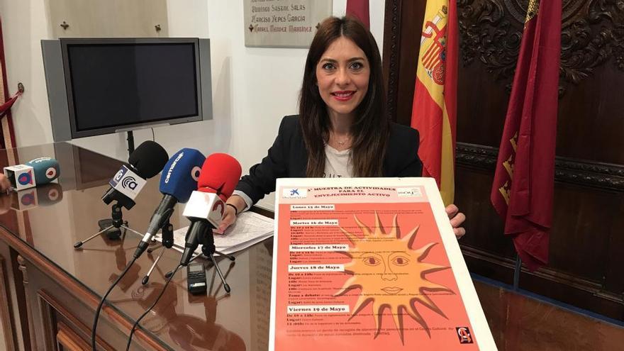 La concejala de Política del Mayor, Fátima Mínguez, ayer.