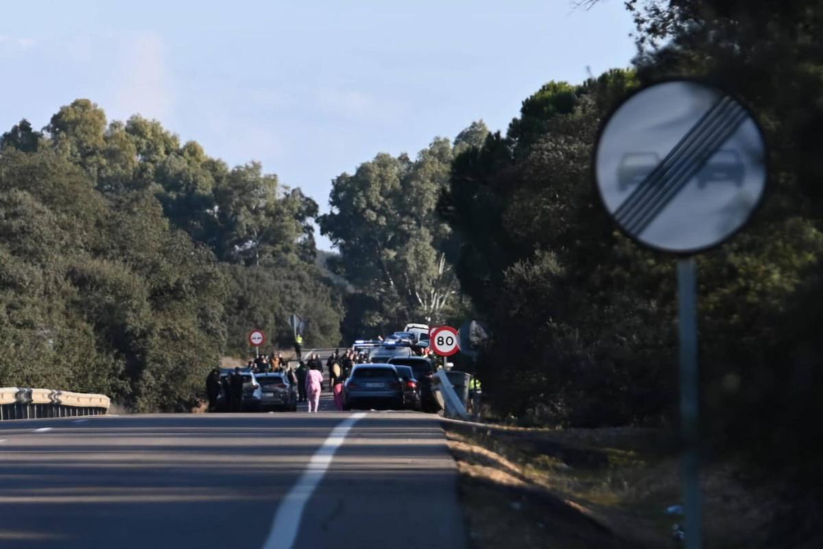 Lugar en el que han asesinado a un hombre en Badajoz