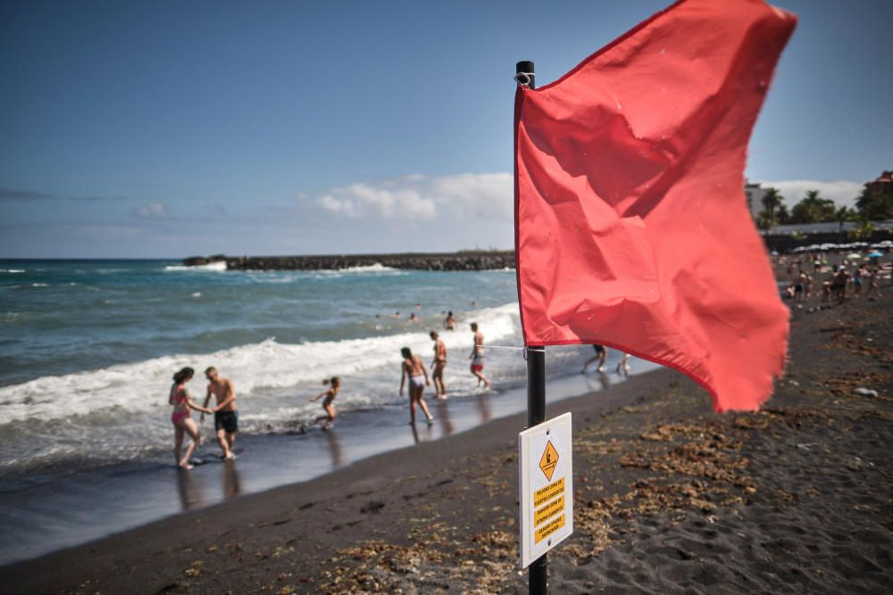 Playa Jardín, en el Puerto de la Cruz