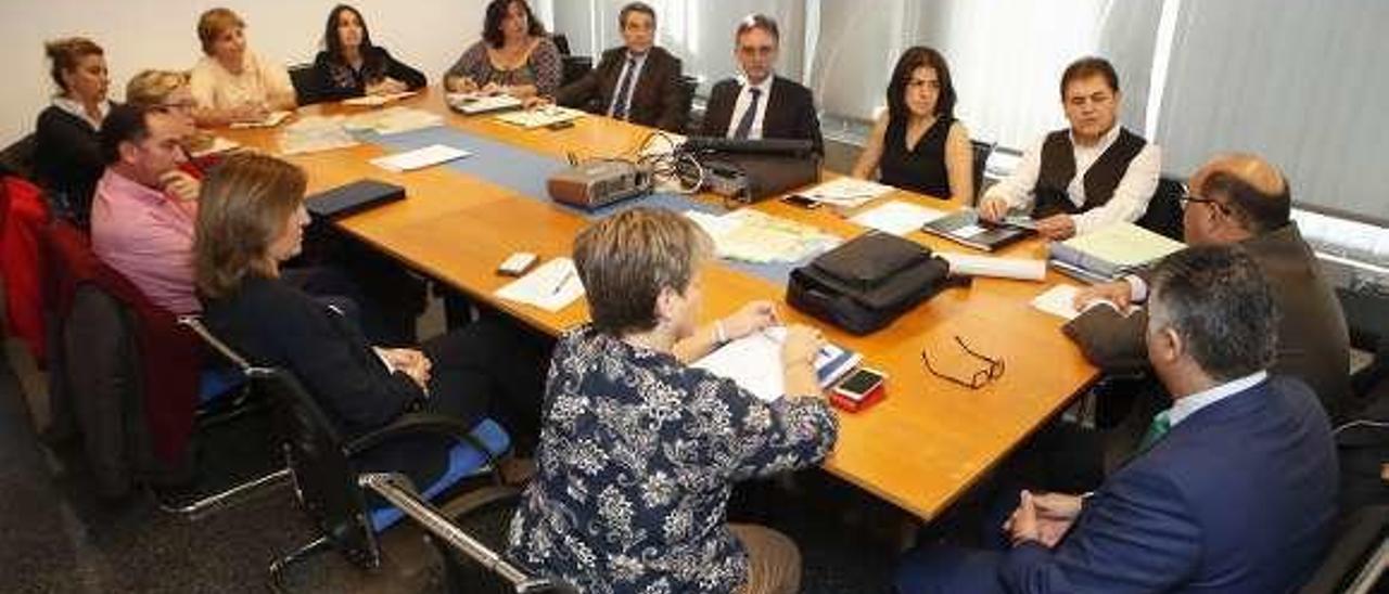 Reuniones con directores e inspectores para trazar una nueva zonificación |  A lo largo del año pasado, la Jefatura territorial se reunió en varias ocasiones con directores, inspectores así como centros docentes para diseñar un nuevo modelo de mapa escolar lo más consensuado posible. La idea era poner en marcha esta nueva planificación de forma progresiva a lo largo del próximo curso escolar, pero esto deberá esperar otro año.