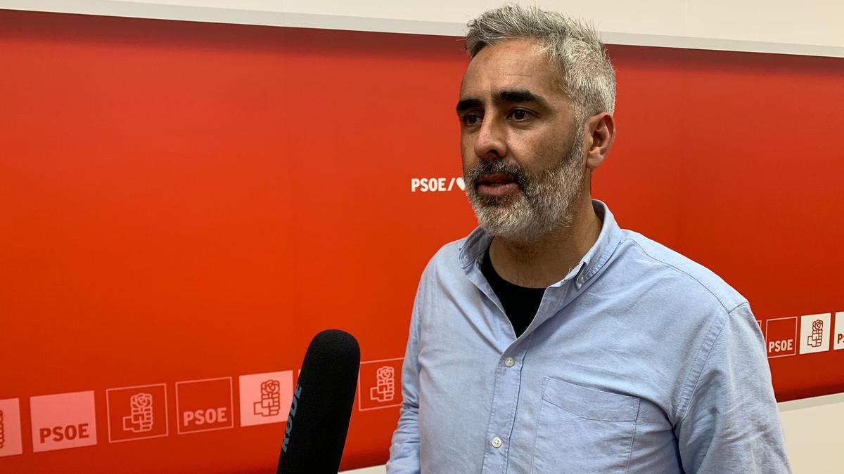 Vicente Agulló, portavoz de la ejecutiva del PSOE en Elche