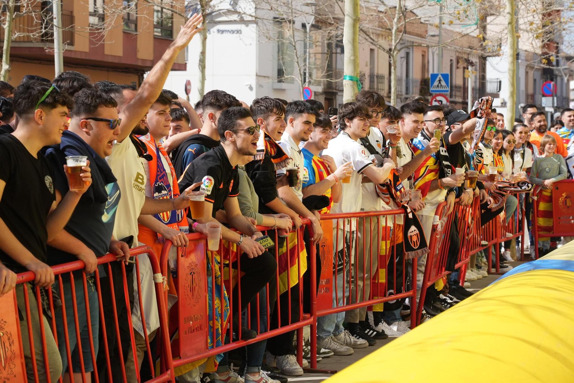 Galería | Ambientazo en la previa del Villarreal-Valencia