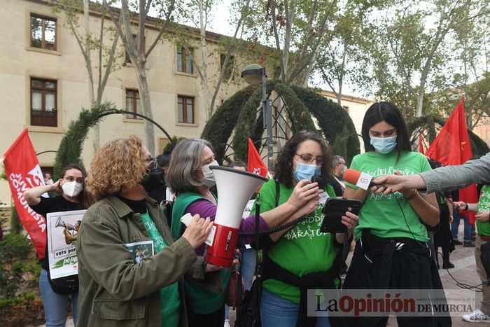 La Marea Verde toma Murcia en contra de un Gobierno con los expulsados de Vox