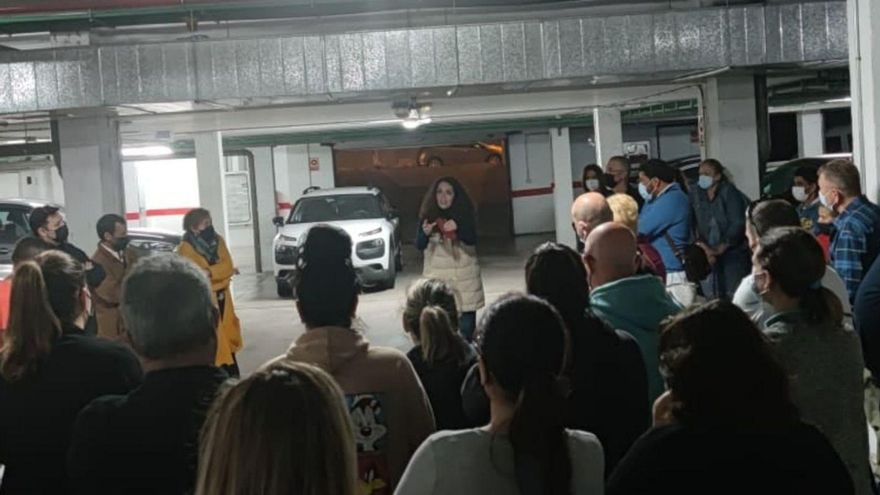 Granadilla de Abona rules out the eviction of the 76 families from the Galdós building