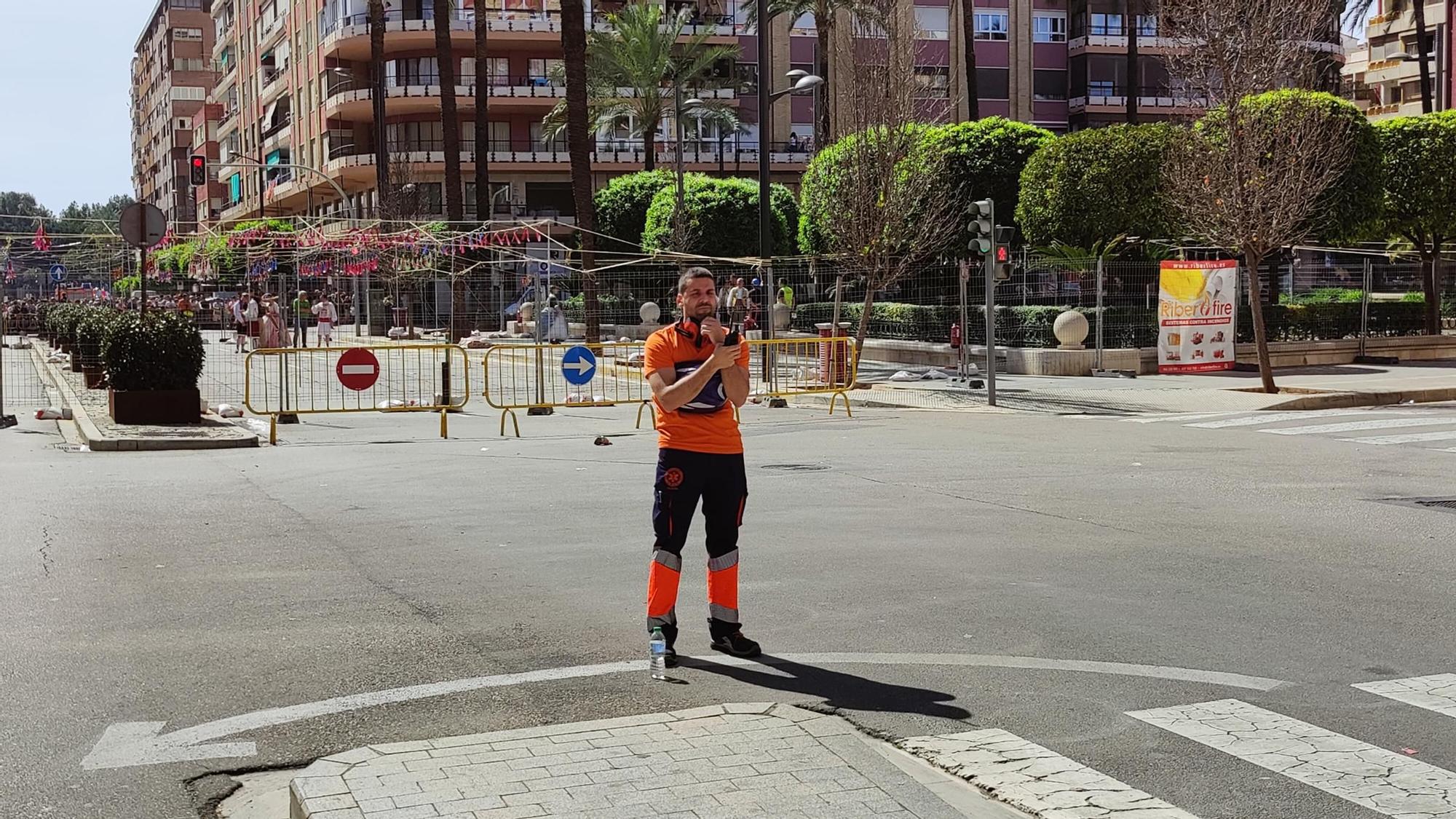 La 'mascletà' de Alzira del 17 de marzo en imágenes