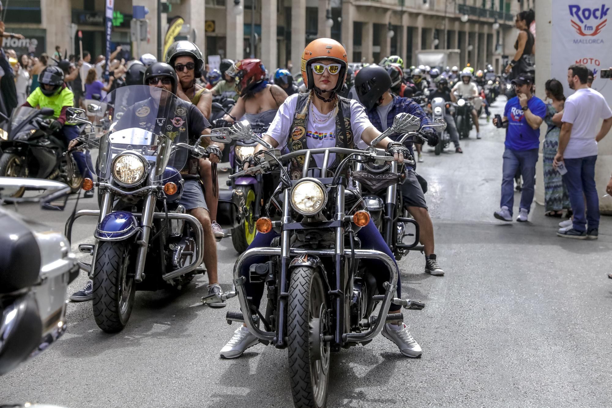 Unas 2.000 motos participan en la Motorock FM de Mallorca