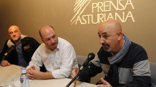 Bernardo Guerra, Juan Antonio Partearroyo y Pablo Sampedro.