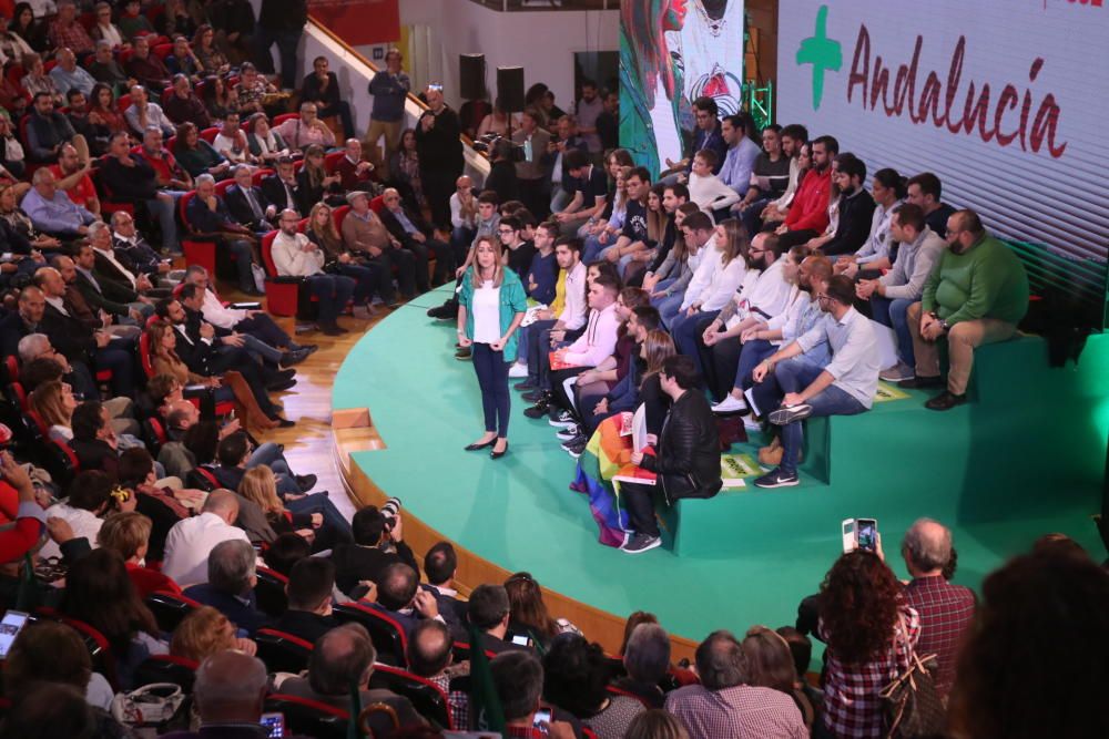 Susana Díaz participa en un acto electoral en la Facultad de Derecho