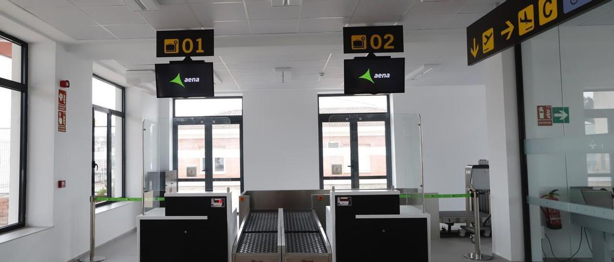 Terminal del aeropuerto de Córdoba, en una imagen de noviembre del pasado 2022.