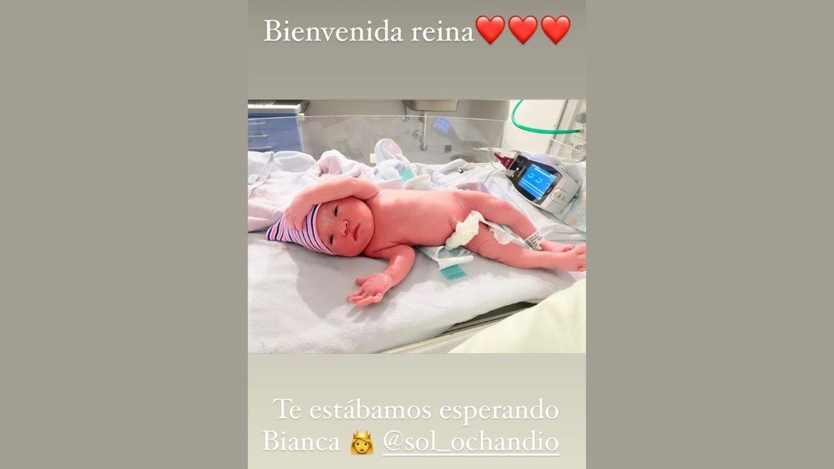 Bianca, el segundo hijo de Marchesín