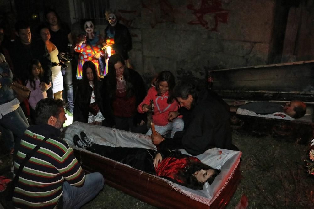 Laberintos de terror, zombis, momias y demonios se adueñaron de un pueblo calmo que se convirtió durante dos largas noches en un escenario sobrecogedor de película.