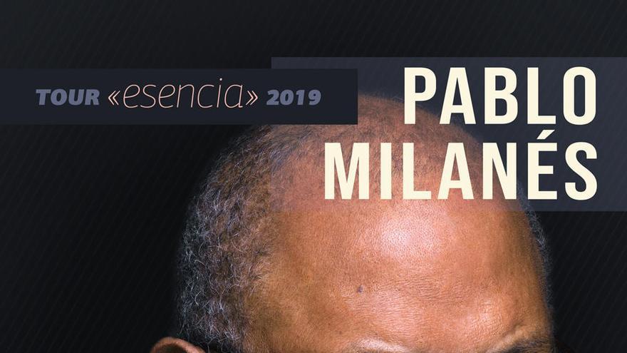Anuncio promocional del concierto de Pablo Milanés en Zamora.