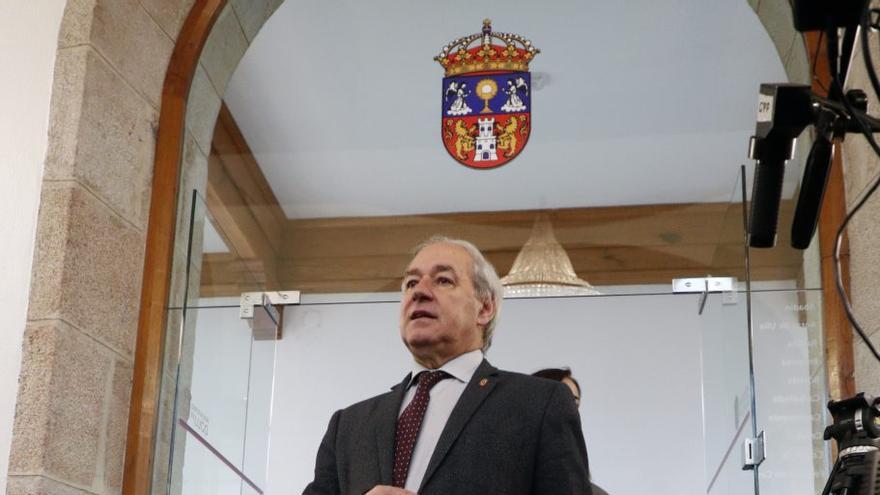 José Tomé, ayer, en la Diputación de Lugo. | Pedro Eliseo Trigo