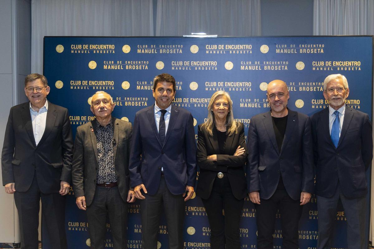 Unai Sordo y Pepe Álvarez en el Club de Encuentro Manuel Broseta