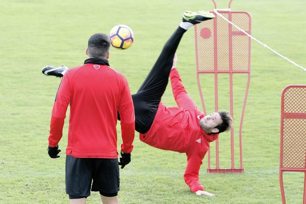 Entrenamiento del Sporting