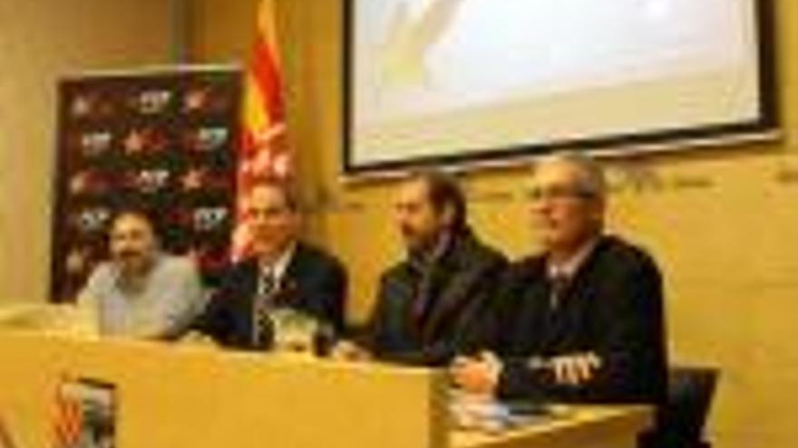 Eduard Casals, Josep Pujols, Ramon Baciana i Francesc Pena van presentar la competició.