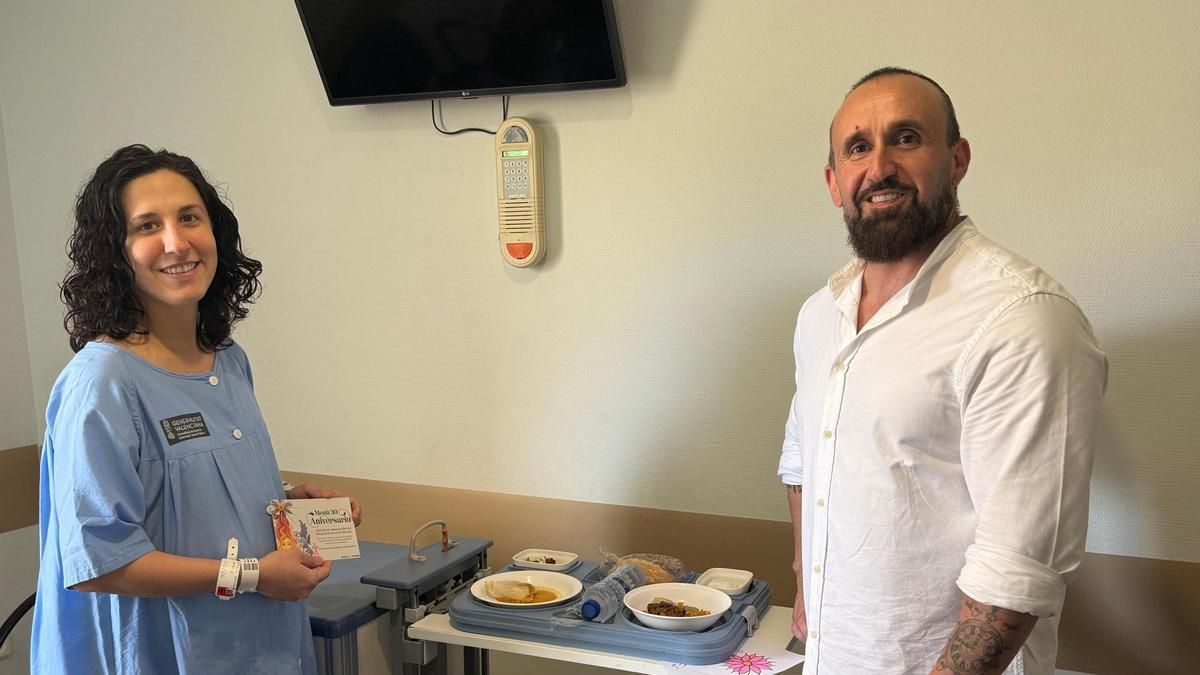 Un menú especial en el Hospital de Alicante para conmemorar un aniversario