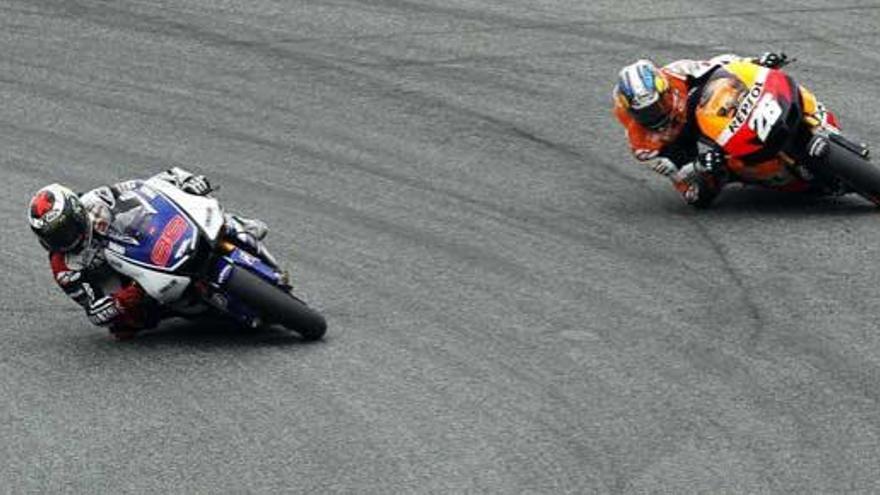 Dani Pedrosa y Jorge Lorenzo