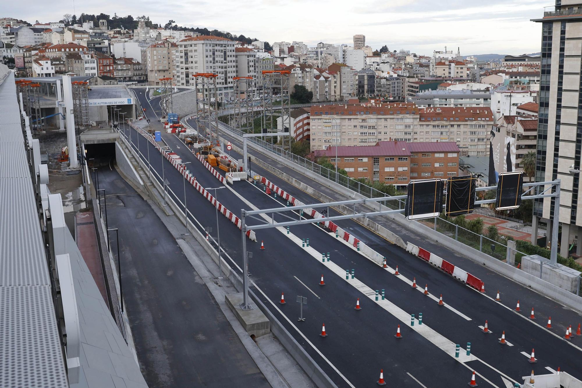 El túnel de Lepanto y la intermodal se preparan para su inminente apertura