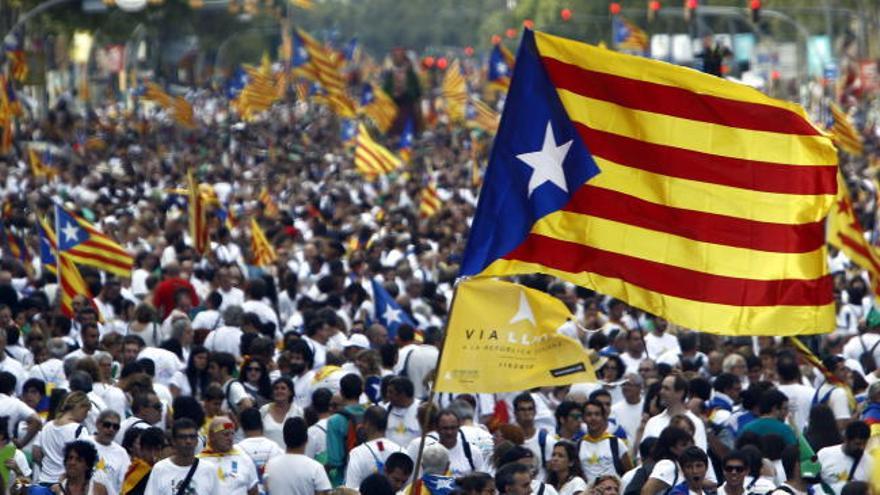 Cataluña celebra hoy la Diada previa al referéndum de independencia