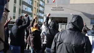 Huelga de los trabajadores del metal en Cádiz.