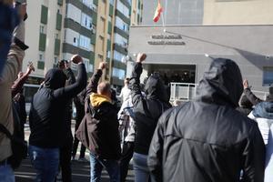 Huelga de los trabajadores del metal en Cádiz.
