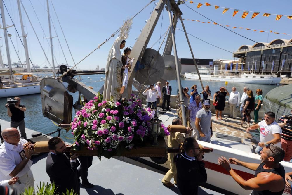 Celebración de la Virgen del Carmen en València