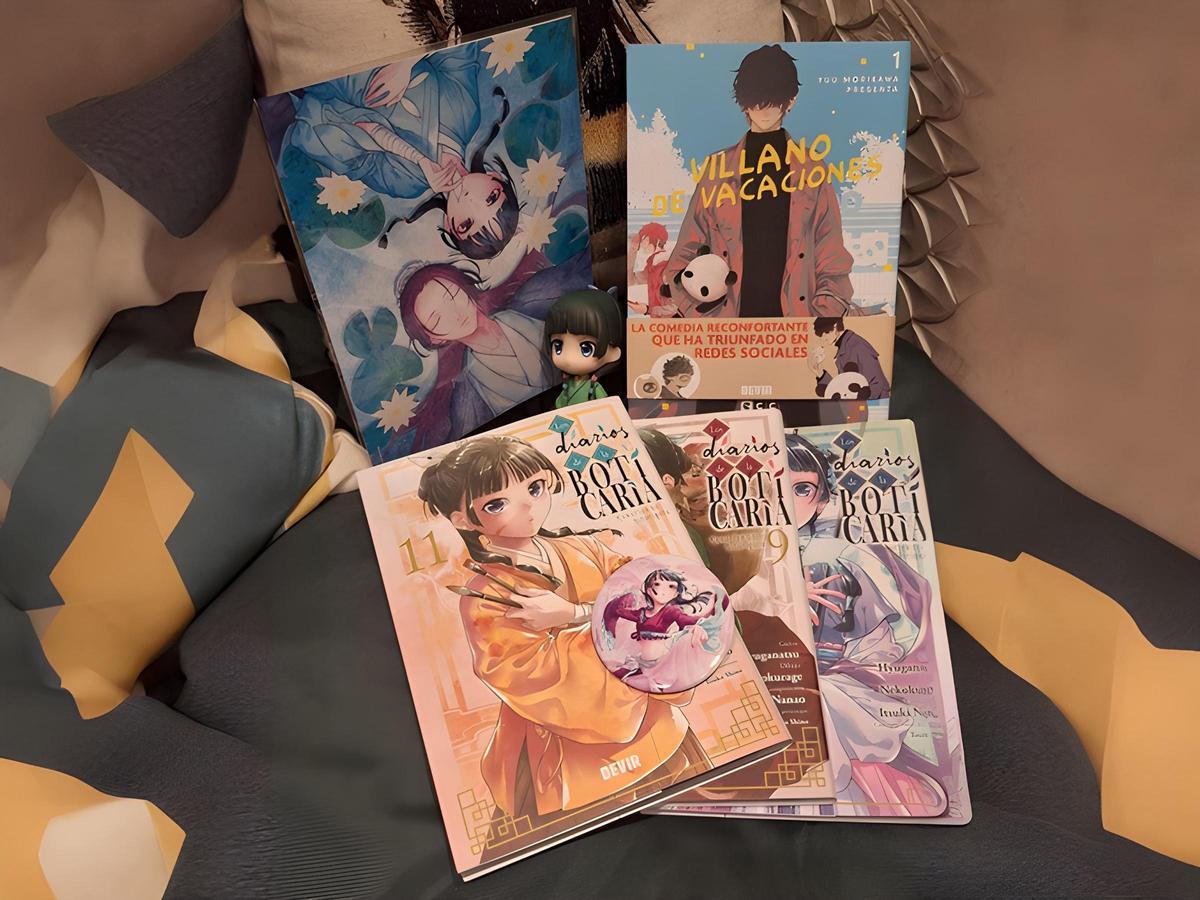 Manga de 'Los diarios de la boticaria' y 'Villano de vacaciones' de Devir