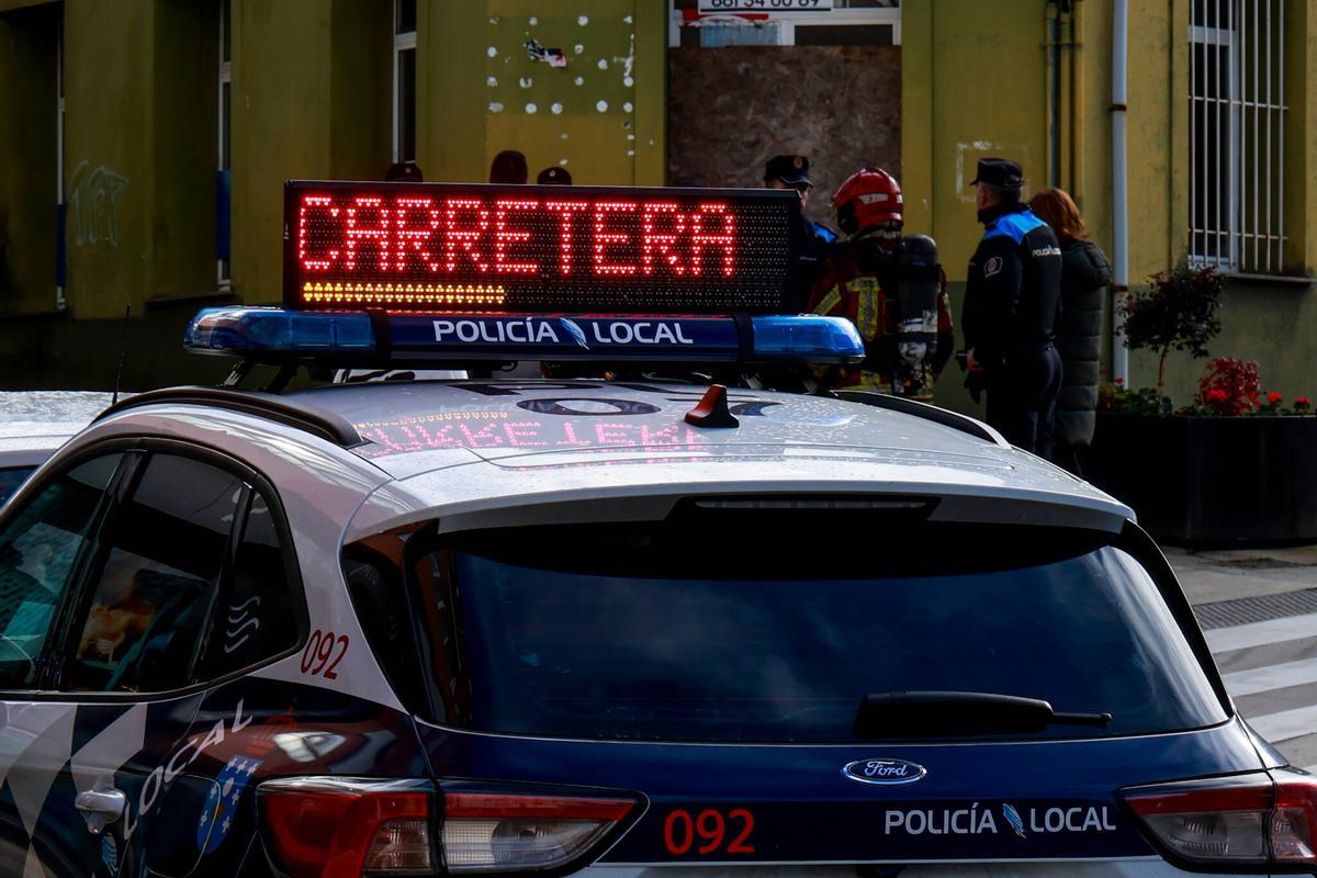 Una patrulla de la Policía Local de Vilagarcía.