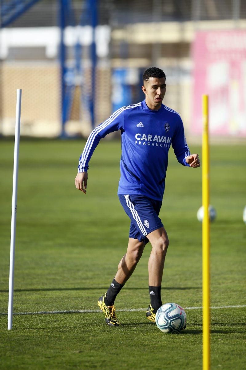 Entrenamiento del Real Zaragoza el 30 de enero