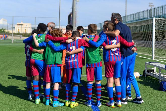 El Alevín D del Barça ha ganado su liga regular