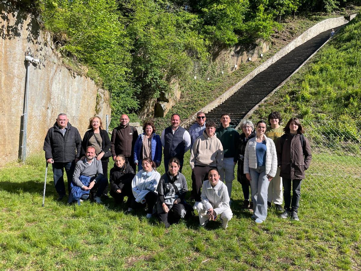 Delegación manisera en Mauthausen
