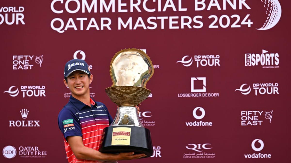 Hoshino logró su primera victoria en el DP World Tour en el Qatar Masters