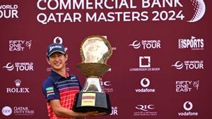 Hoshino logró su primera victoria en el DP World Tour en el Qatar Masters