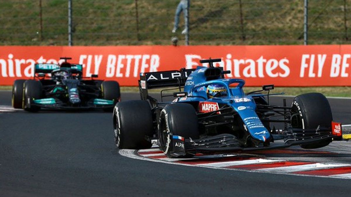 Fernando Alonso consiguió bloquear a Hamilton para que Ocon y Alpine ganasen en Hungría